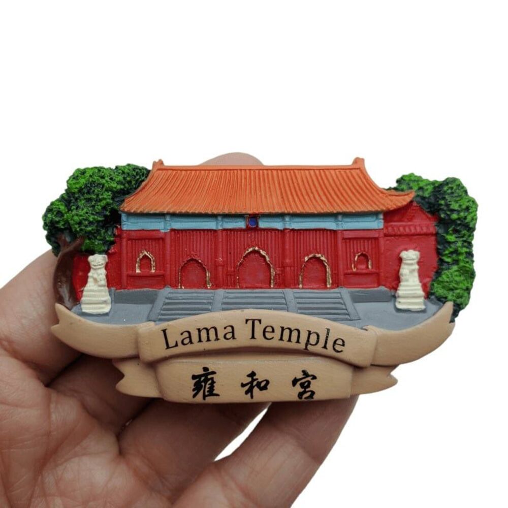 Beijing Fridge Magnet‎ Souvenir Travel Tourist Gift Chinese Temple Lama China